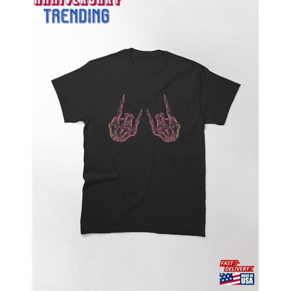 Rock On Womens Band Tee Retro Rock and Roll Graphic Casual T-Shirt